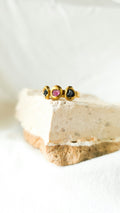 Pink and Blue Sapphire Molten Metal Ring