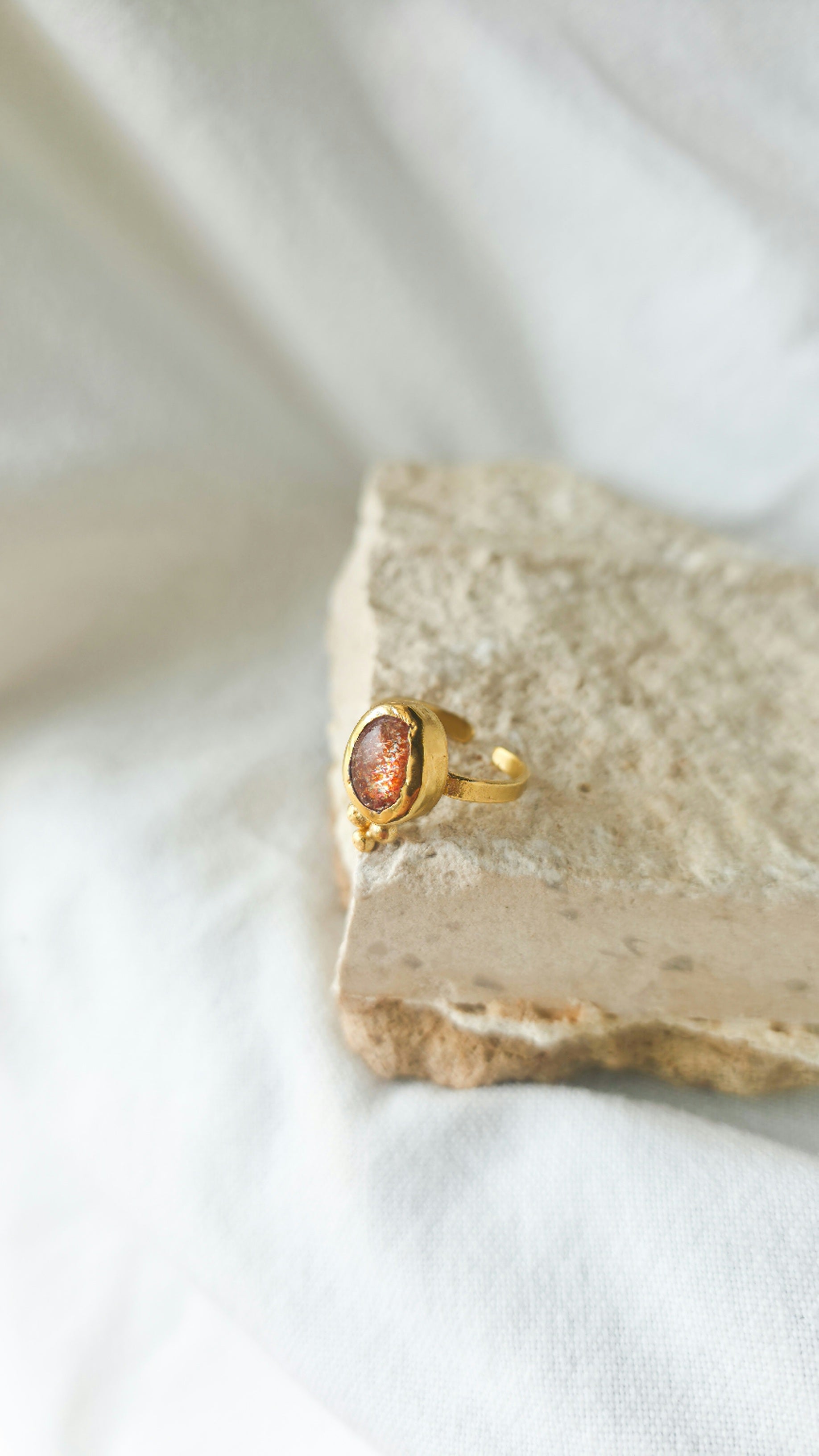 Helios Sunstone Ring