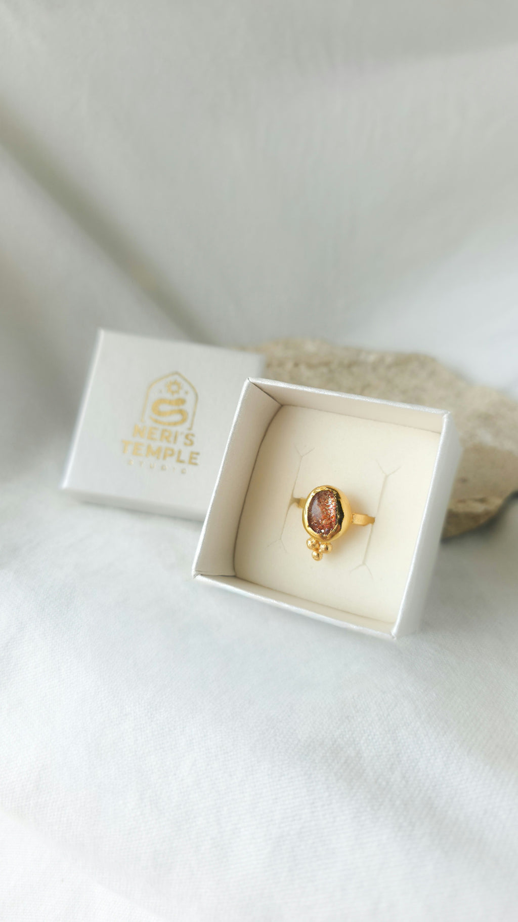 Helios Sunstone Ring