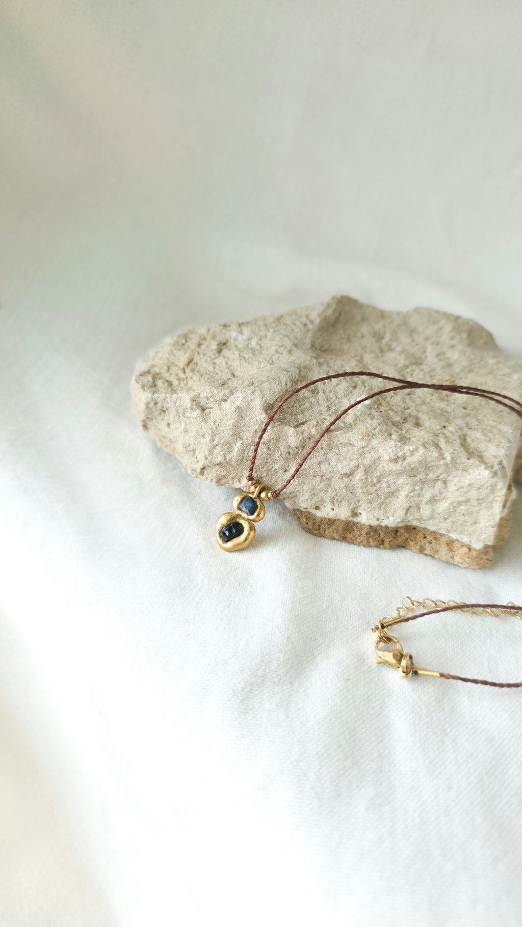 Double Blue Sapphire Necklace