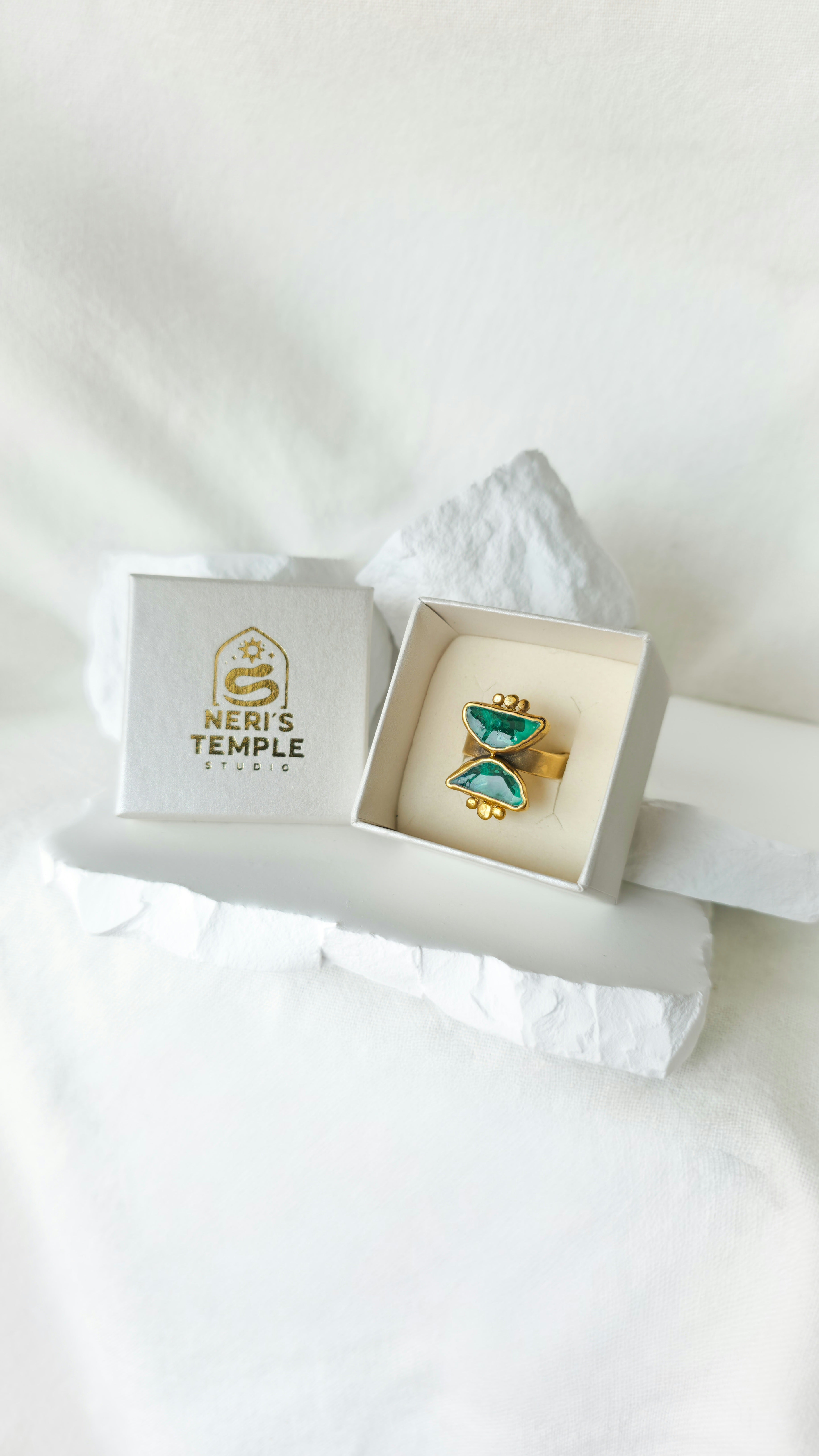 Hathor Hourglass of Time Ring