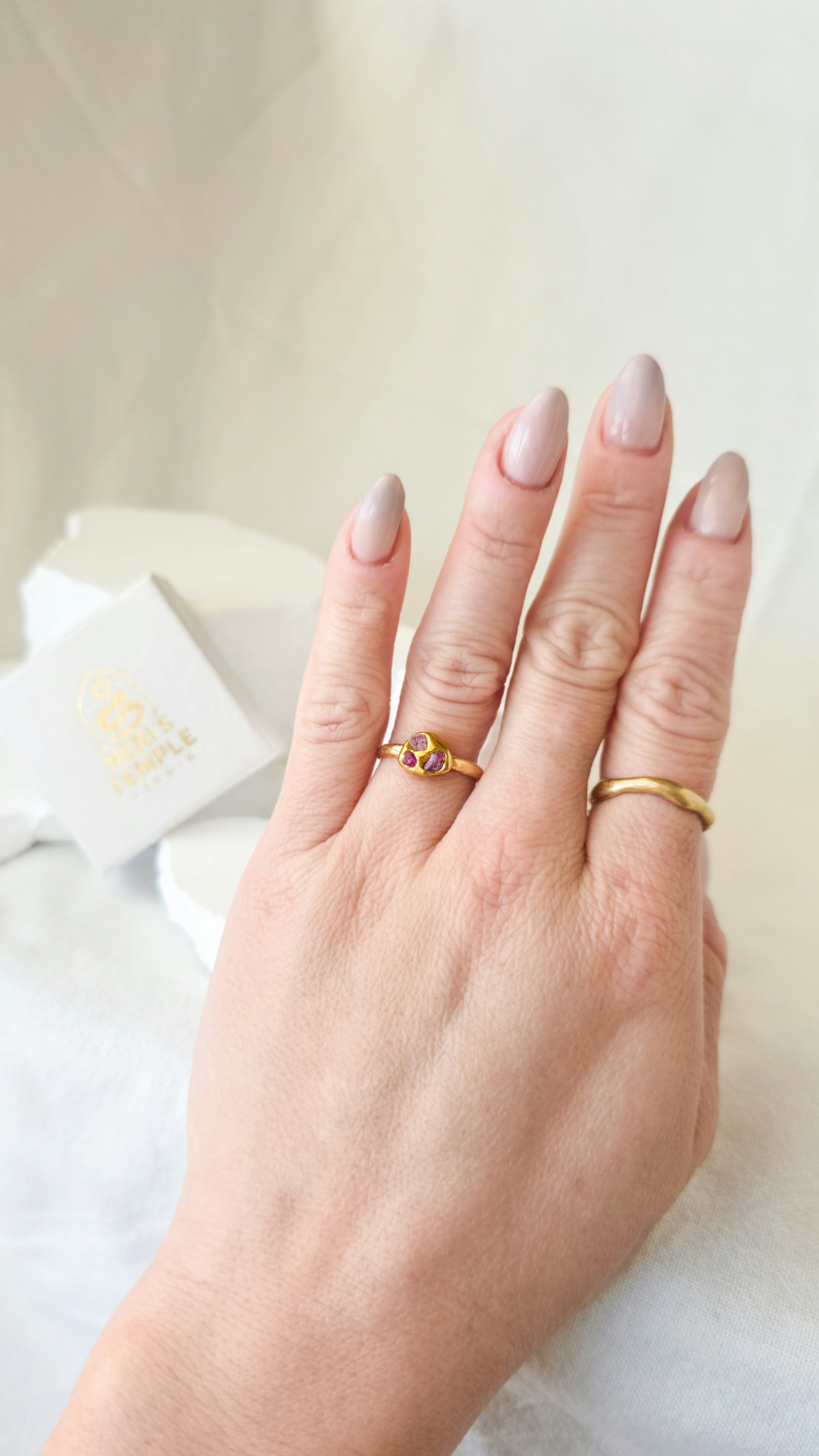 Raspberry Cookie Ring