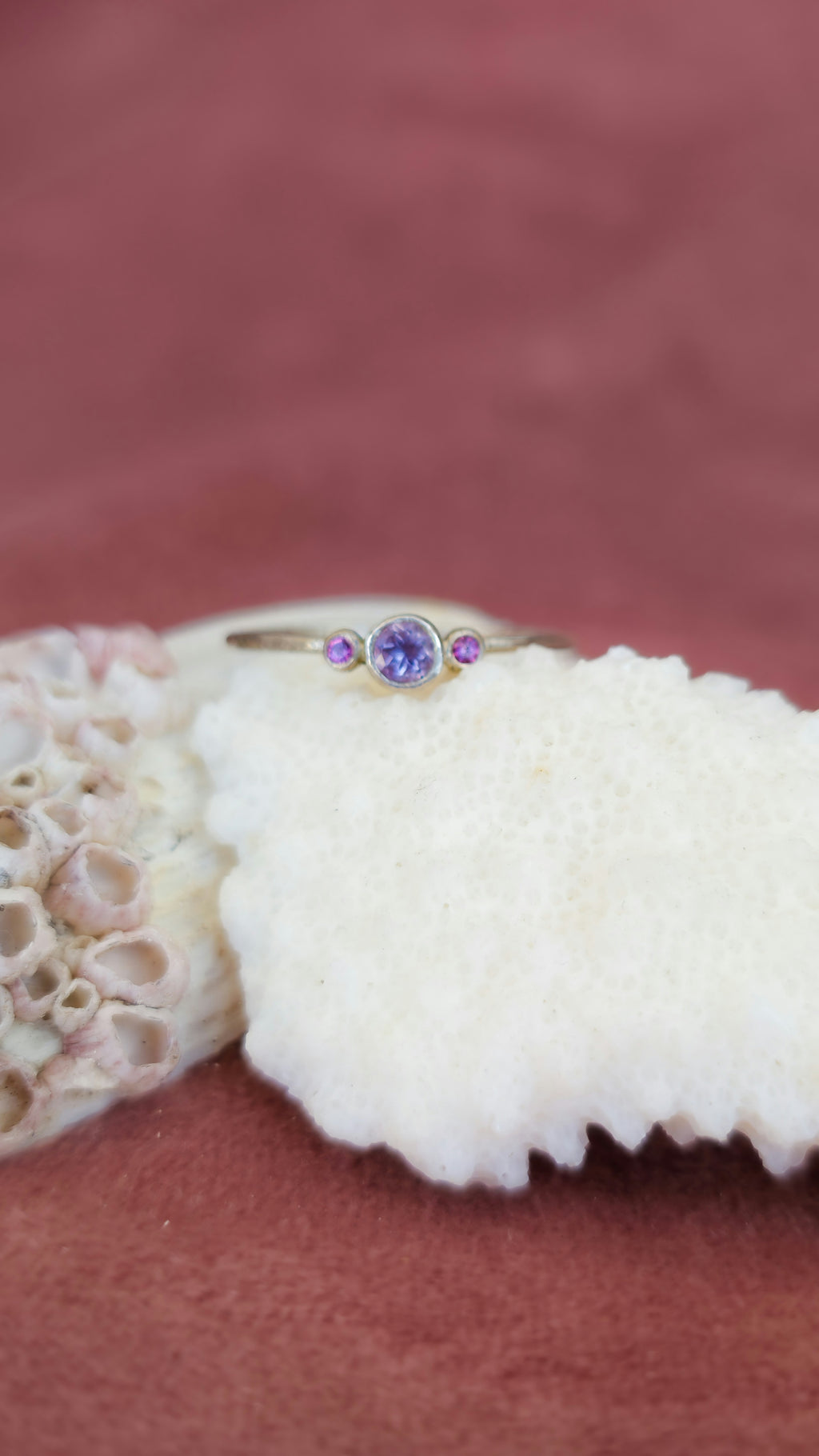 Once Upon a Ring with Amethyst and Rhodolite Garnet