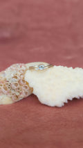 Natural White Topaz Ring
