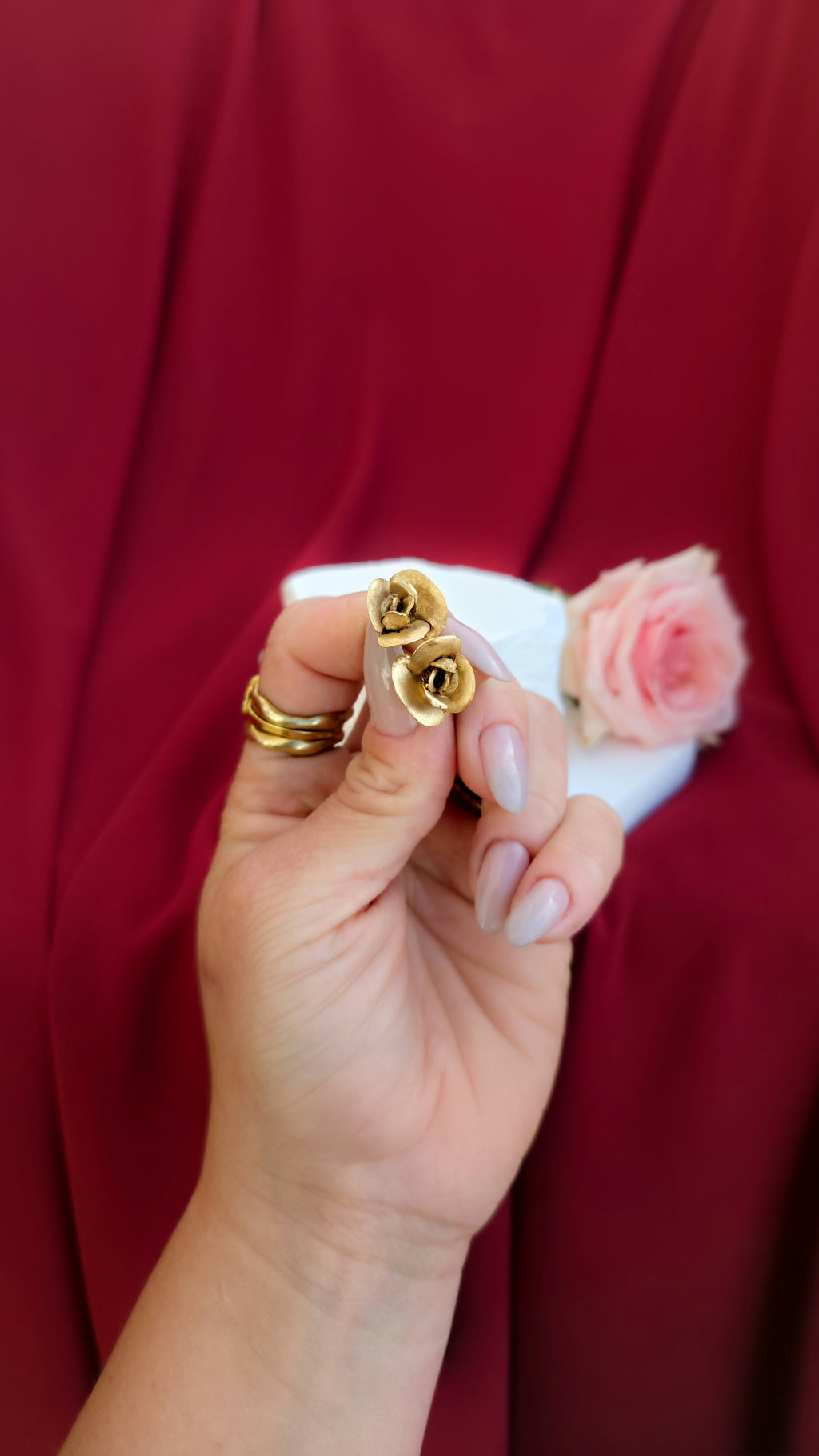 Rosebud Earrings S