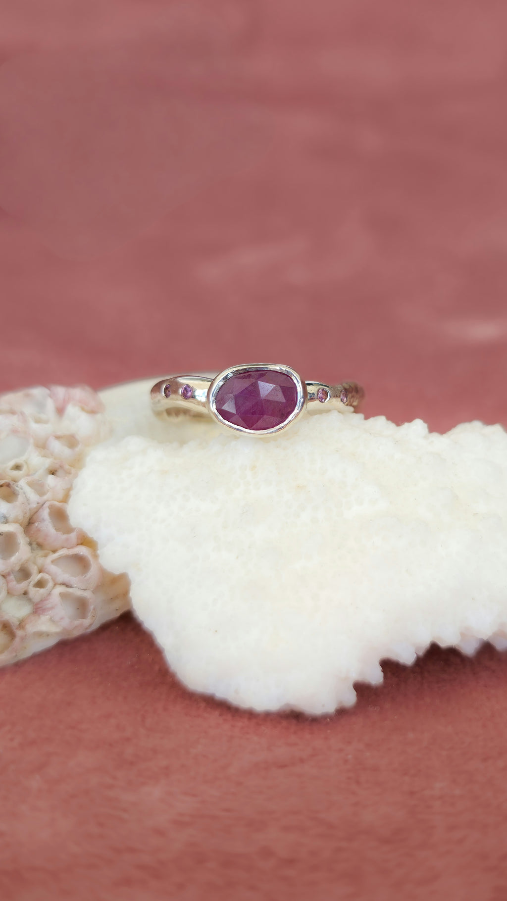 The Wild at Heart Ring With Ornamental Sapphire and Tourmalines