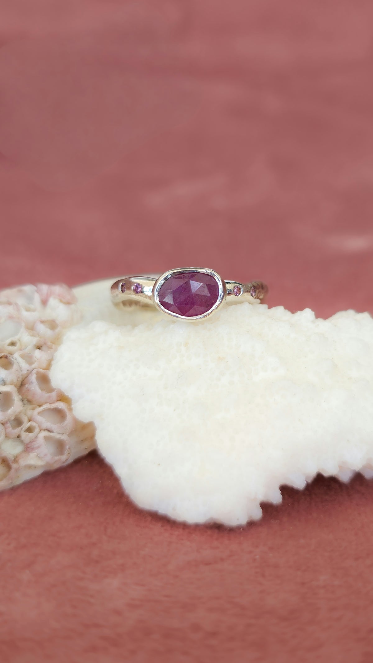 The Wild at Heart Ring With Ornamental Sapphire and Tourmalines